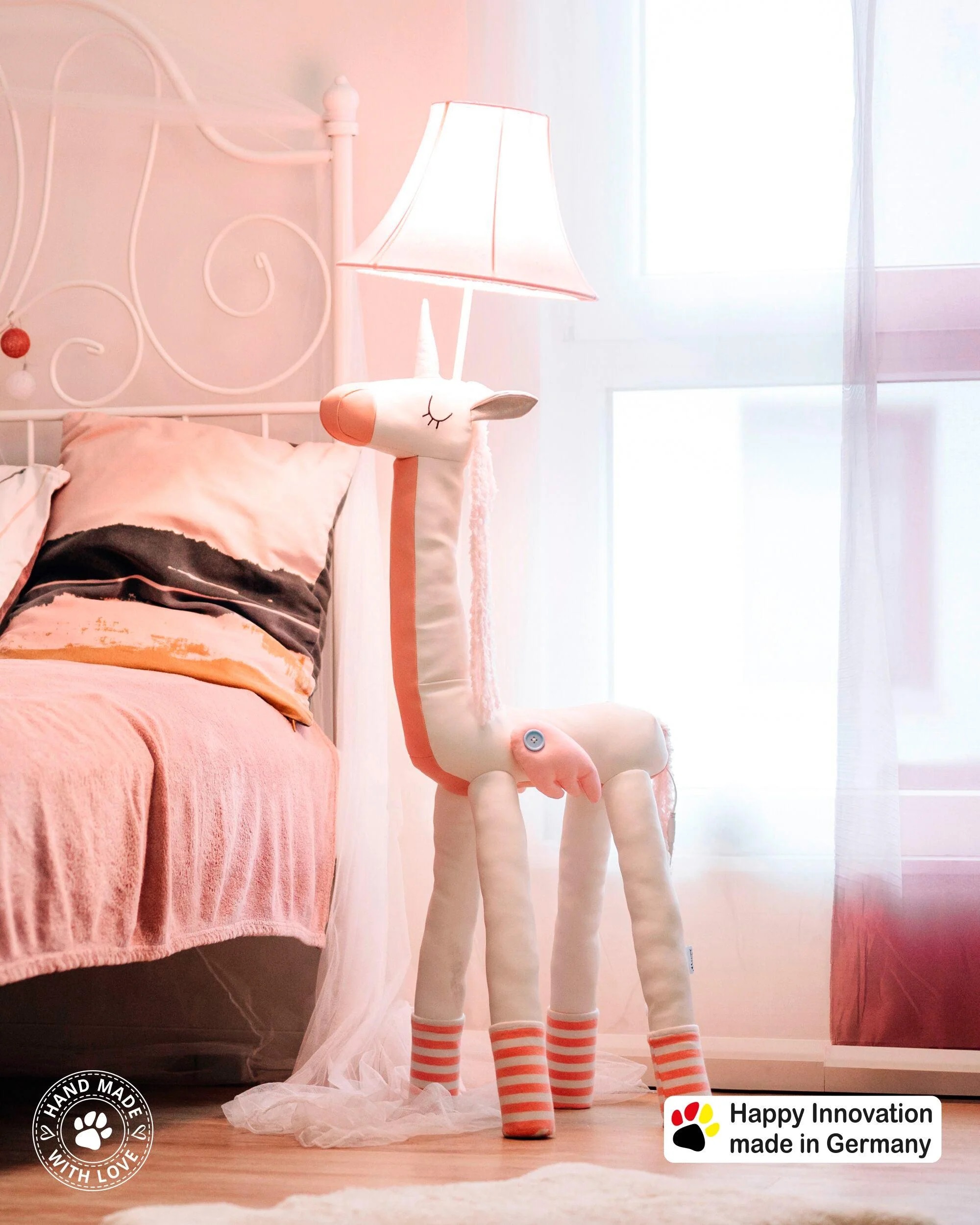 Happy Lamps Stehlampe Bonita das Einhorn Stehlampe