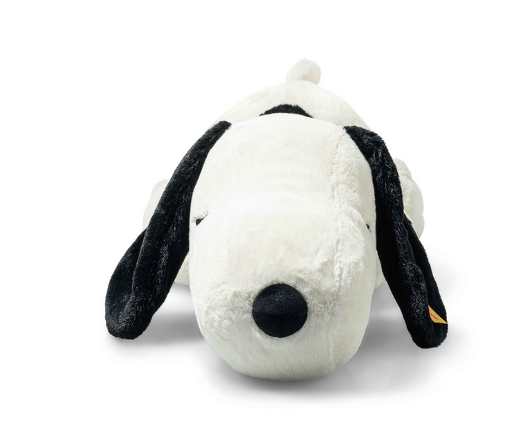 Steiff Stofftier Snoopy 43 weiss liegend