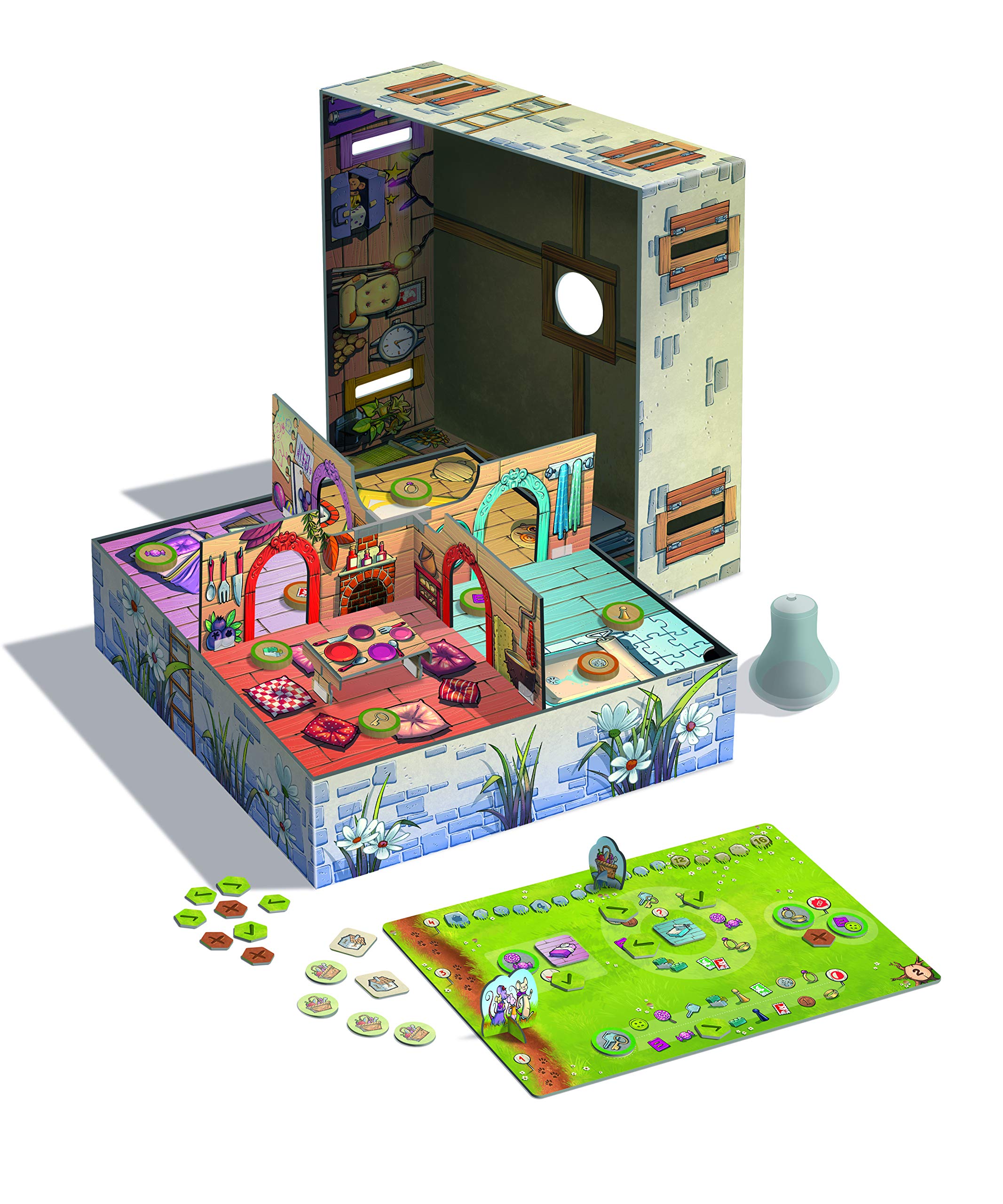 Gigamic Gesellschaftsspiel Klamottenklau im Mäusebau kooperatives Spiel
