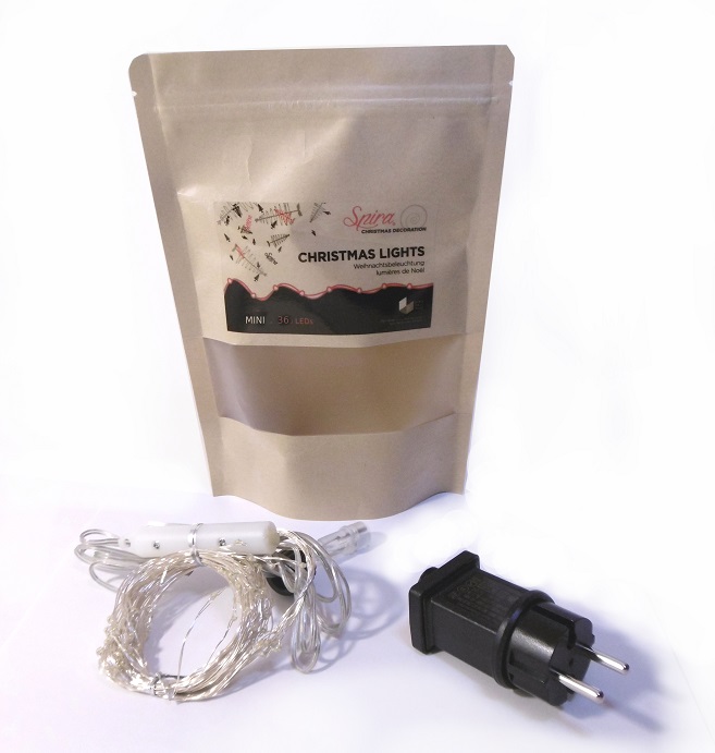 Weihnachtsbaum Beleuchtung Spira Mini lights Lichterkette mit 36 LEDs Weihnachtsbaum Beleuchtung Spira Mini lights Lichterkette mit 36 LEDs