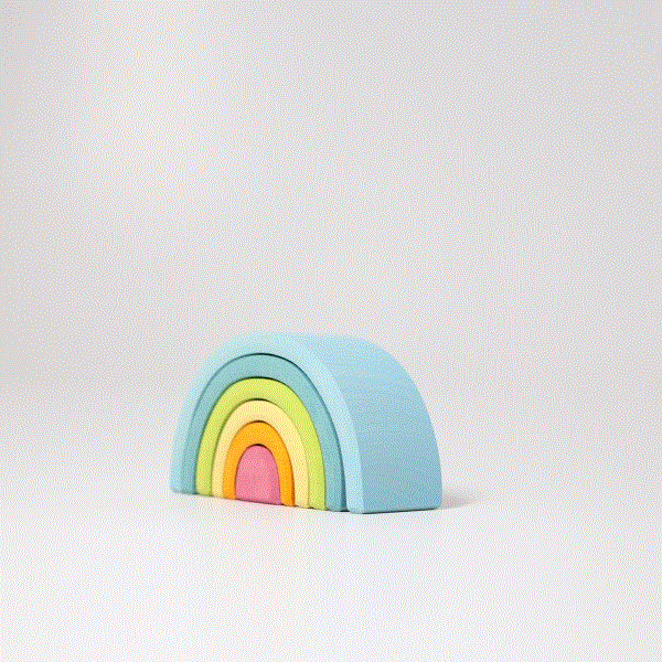 Grimms Kleiner Regenbogen Pastell 10,5 cm, 6-teilig 
