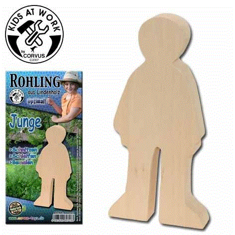 Kids at Work Holzrohling Junge