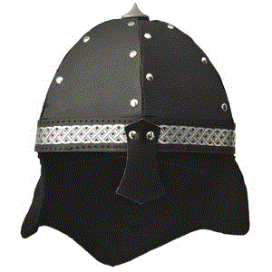 Vah Helm Alamann - Kinder-Ritterhelm mit Nasenschutz und Nackenschutz