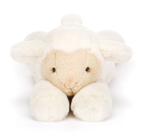Jellycat Stofftier Smudge Lamb Plüschtier Lamm liegend