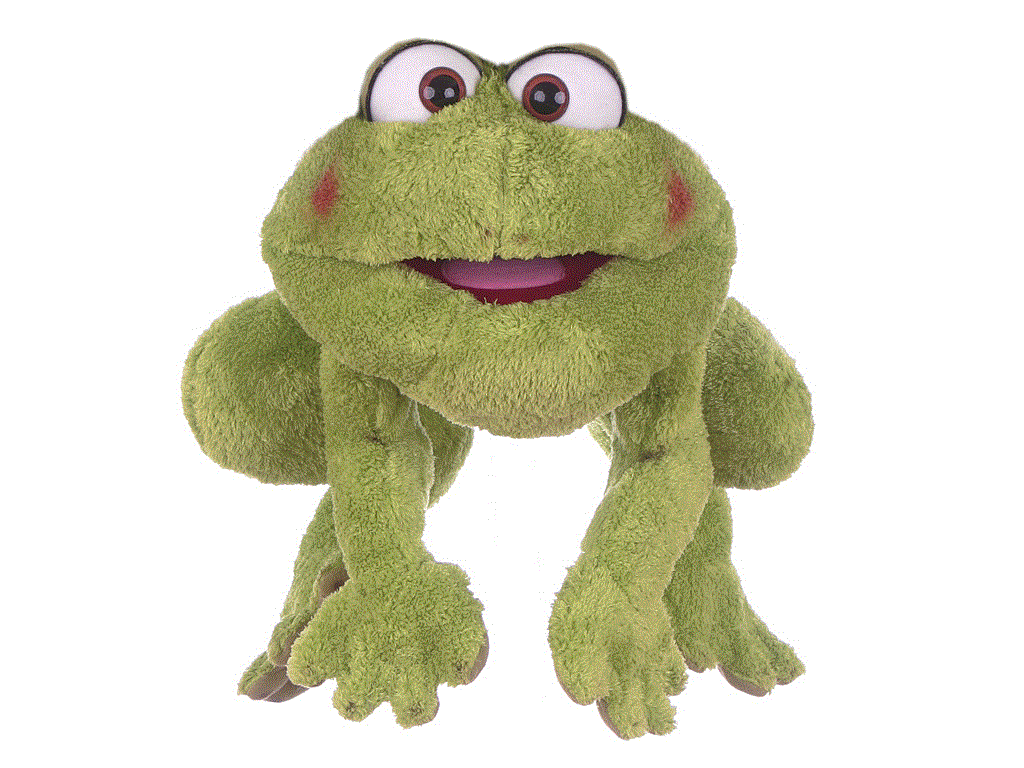 Living Puppets Handpuppe Rolf der Frosch