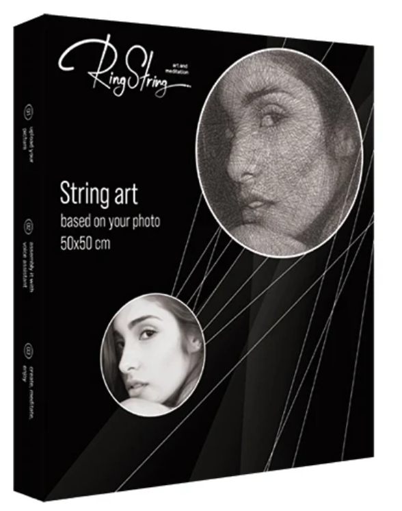 Elliot Fadenbild RingString groß 50x50 cm