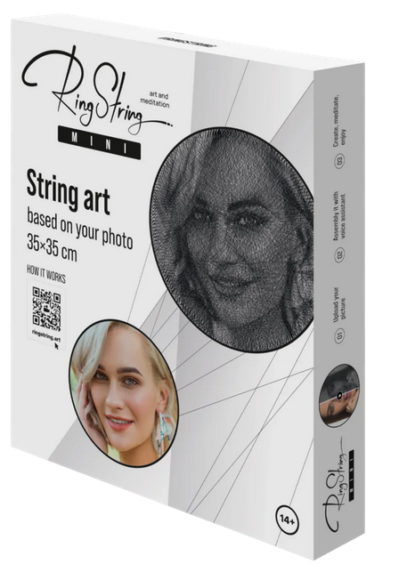 Elliot Fadenbild RingString 35x35 cm