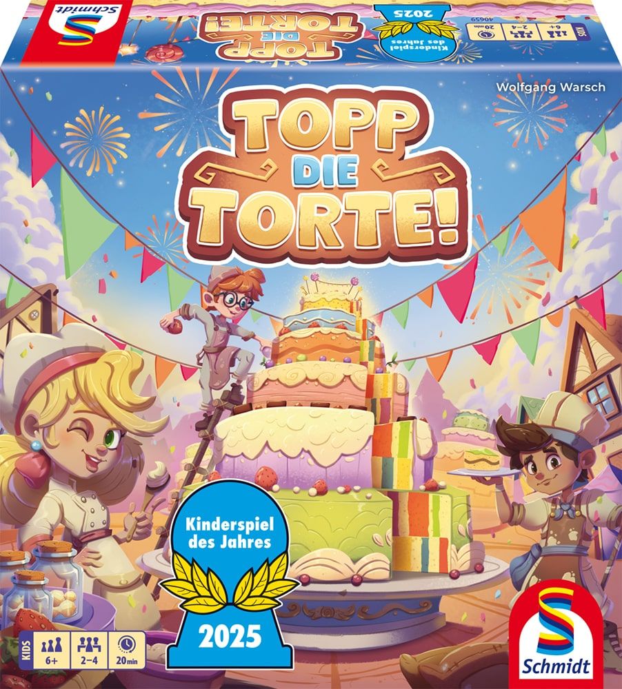Schmidt Spiele Topp die Torte! Kinderspiel des Jahres 2025