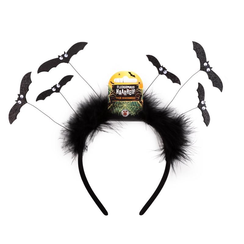 Haarreif Fledermaus z.B. für Halloween Kostüme