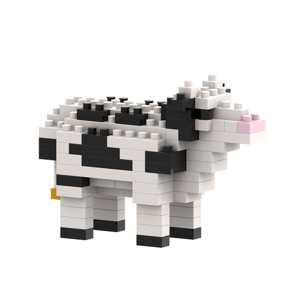 Brixies Cow 96 Mini-Klemmbausteine