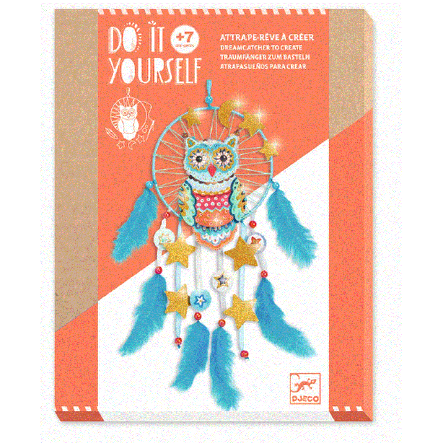 Djeco DIY BastelsetTraumfänger Goldene Eule