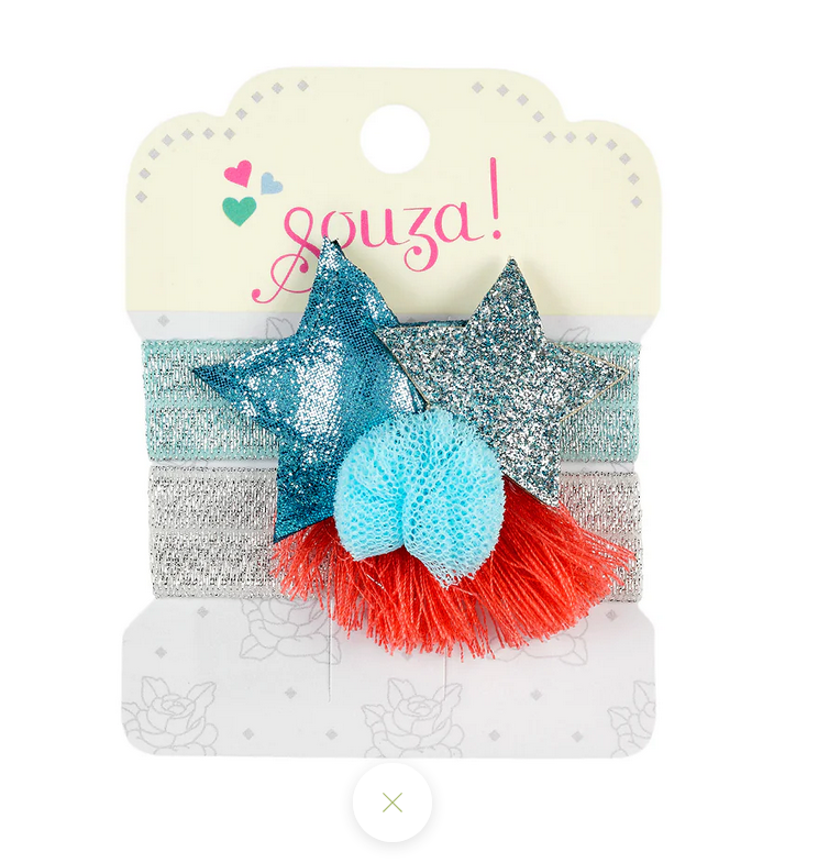 Souza for Kids Hair elastic Maelle stars-pompom Sterne und Pompom
