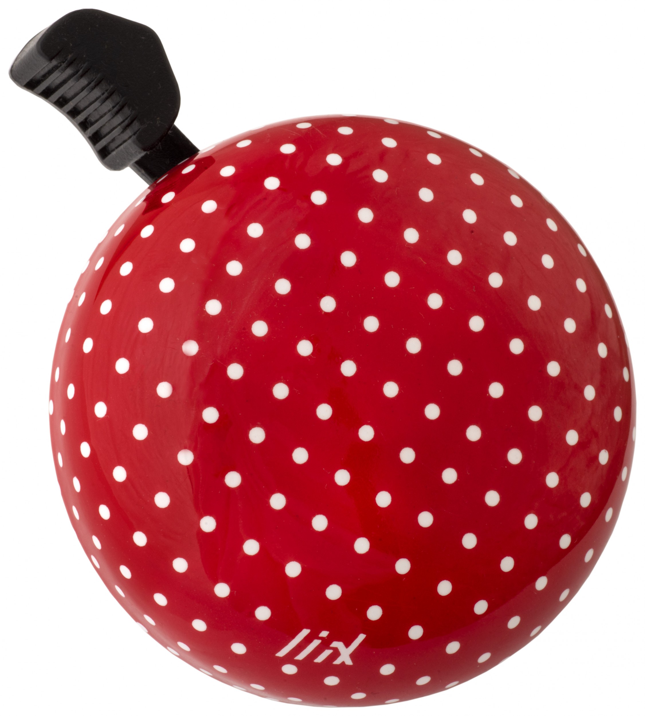 Liix Design Bell Polka Dots Red Fahrrad-Klingel Rot mit Punkten