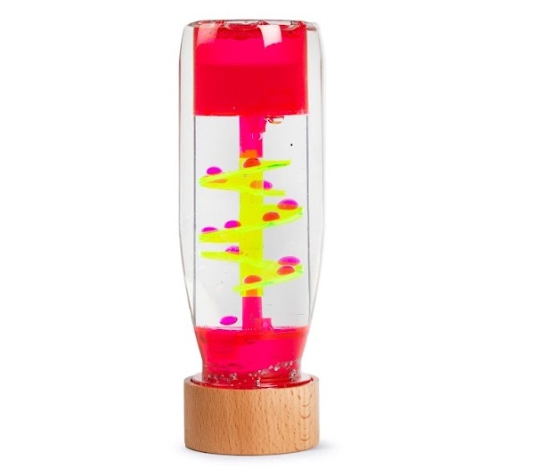 Petit Boum Move Bottle Spiral pink Sensorik Spielzeug Sensory Bottle