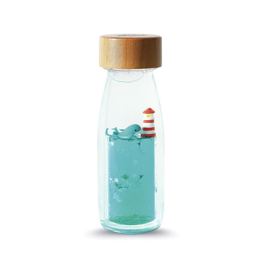 Petit Boum Move Bottle Whale calm Sensorik Spielzeug Sensory Bottle