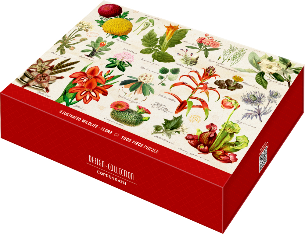 Coppenrath Puzzle illustrierte Pflanzenwelt 1000 Teile in Geschenkbox 