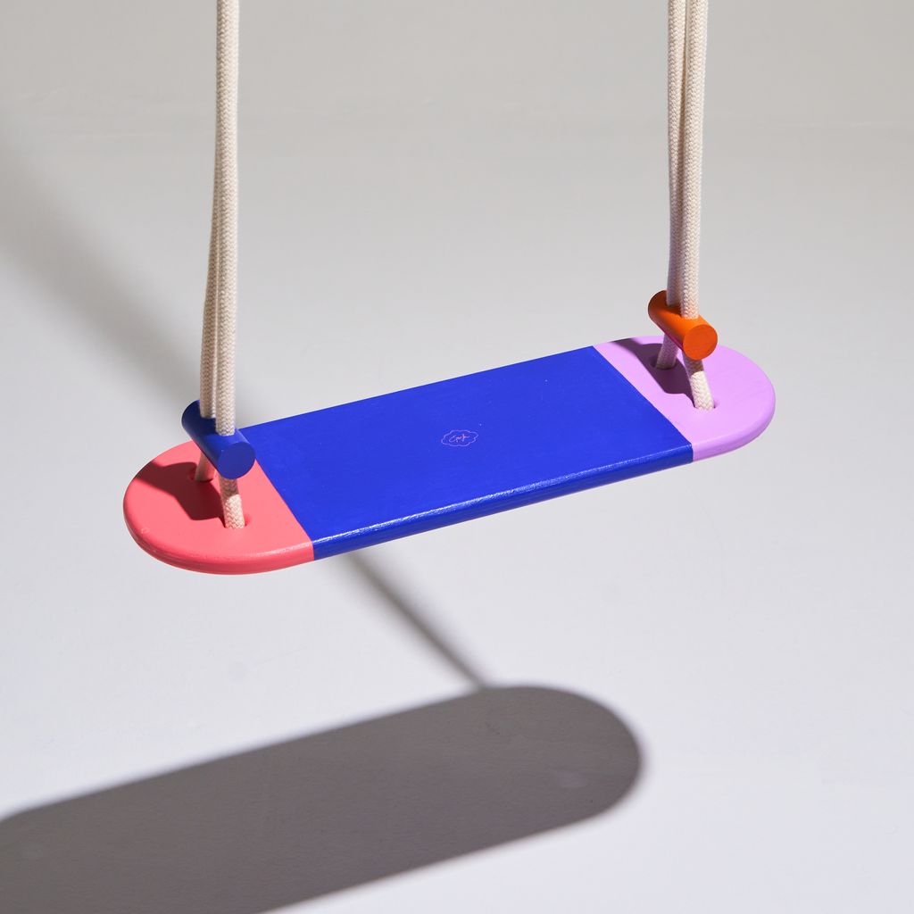 Eperfa bunte Kinder-Schaukel blau