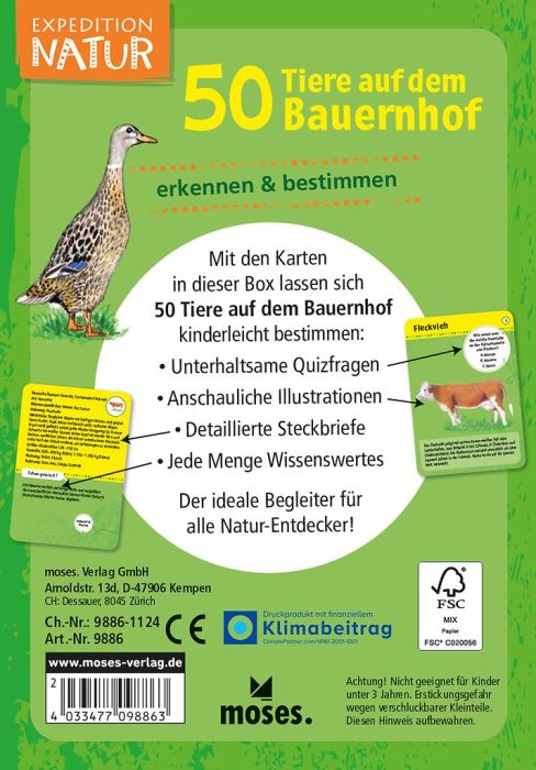 moses Expedition Natur 50 Tiere auf dem Bauernhof