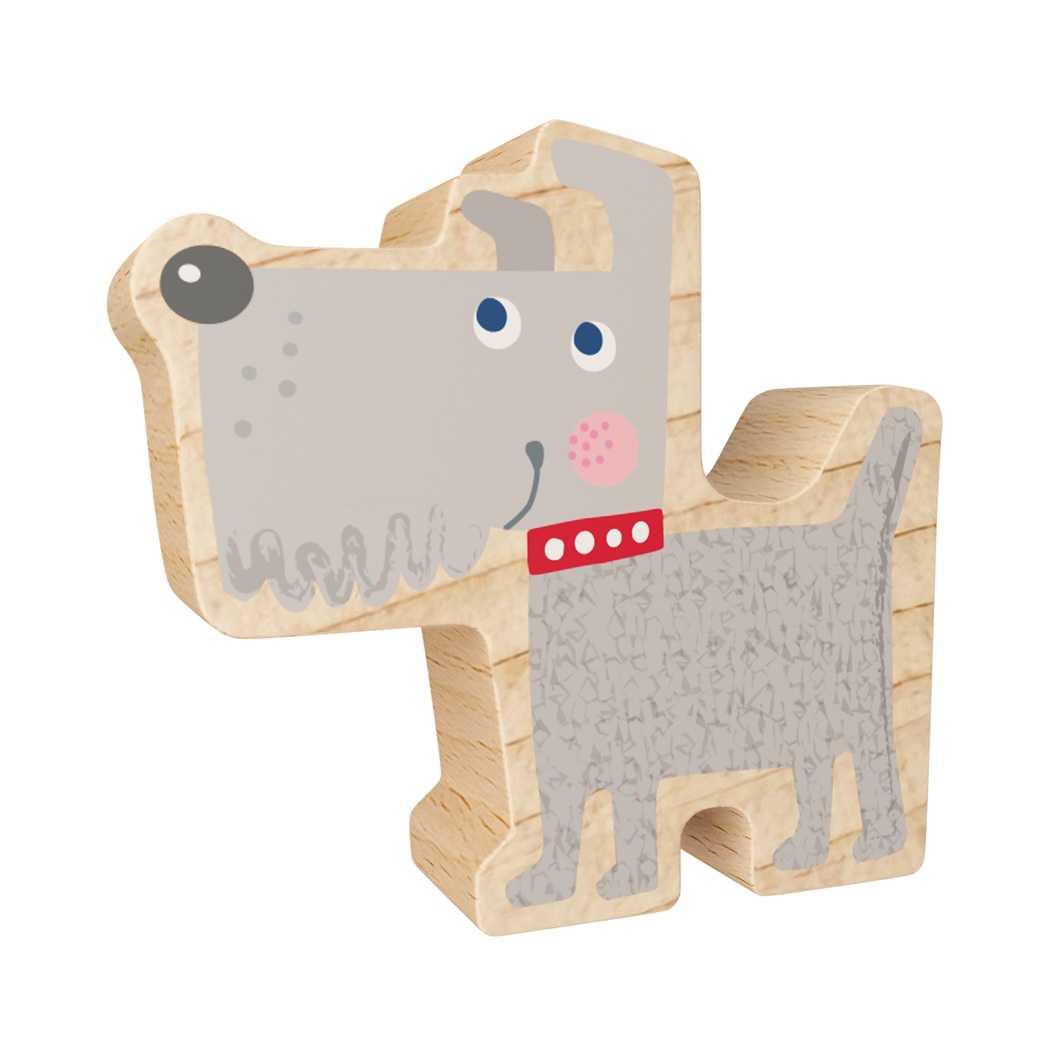 Haba My 1st Block World – Hund Hektor grau Bausteinwelt ab 1 Jahr