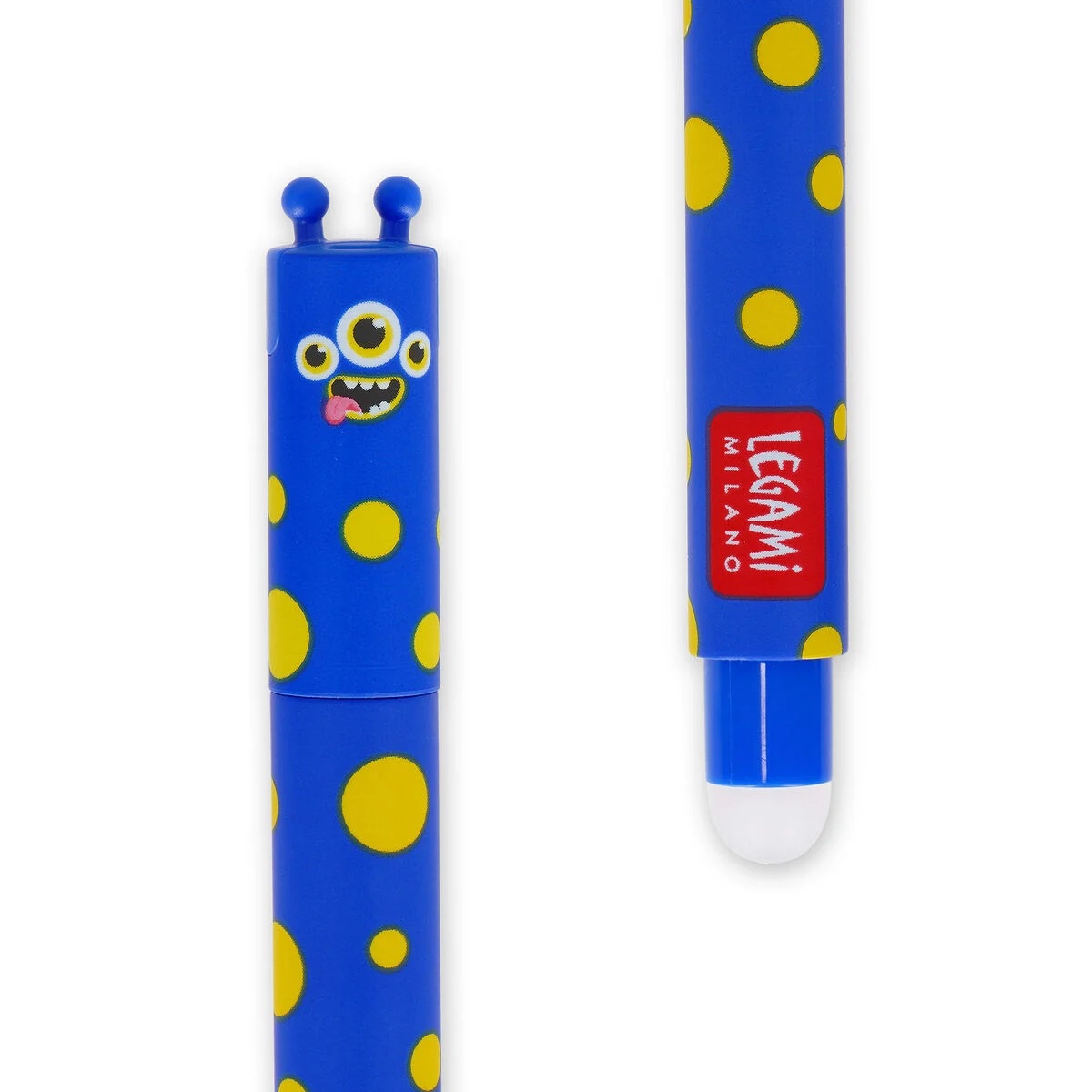 Legami Erasable Gel Pen - Erasable Pen - Monster