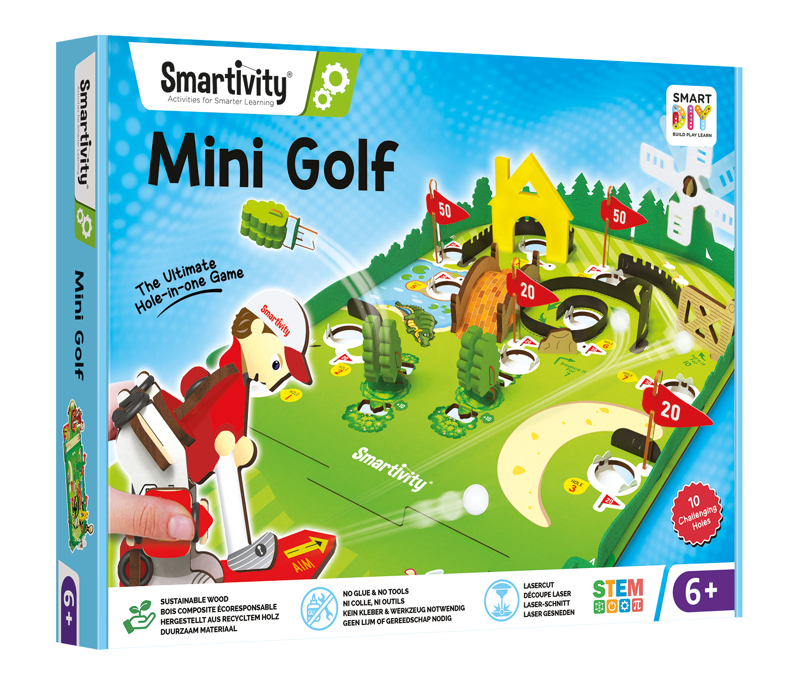 Smartivity Holz-Bausatz Mini Golf