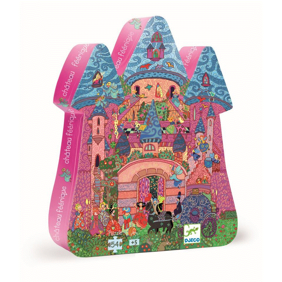 Djeco Formen Puzzle The Fairy Castle 54 Teile