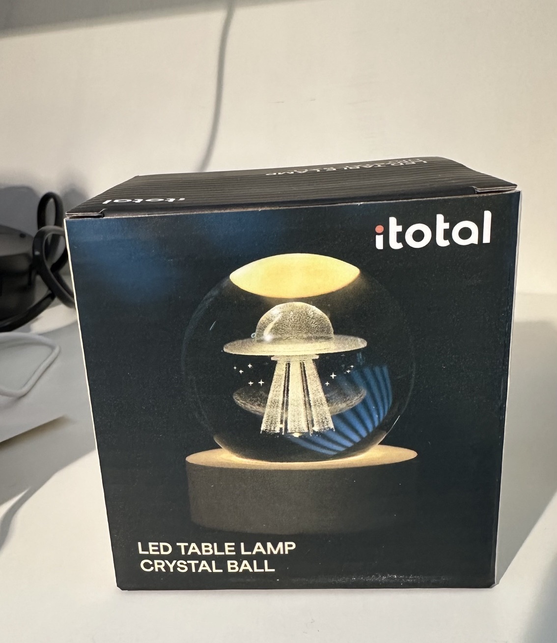 iTotal Kristallkugel-Lampe UFO klein
