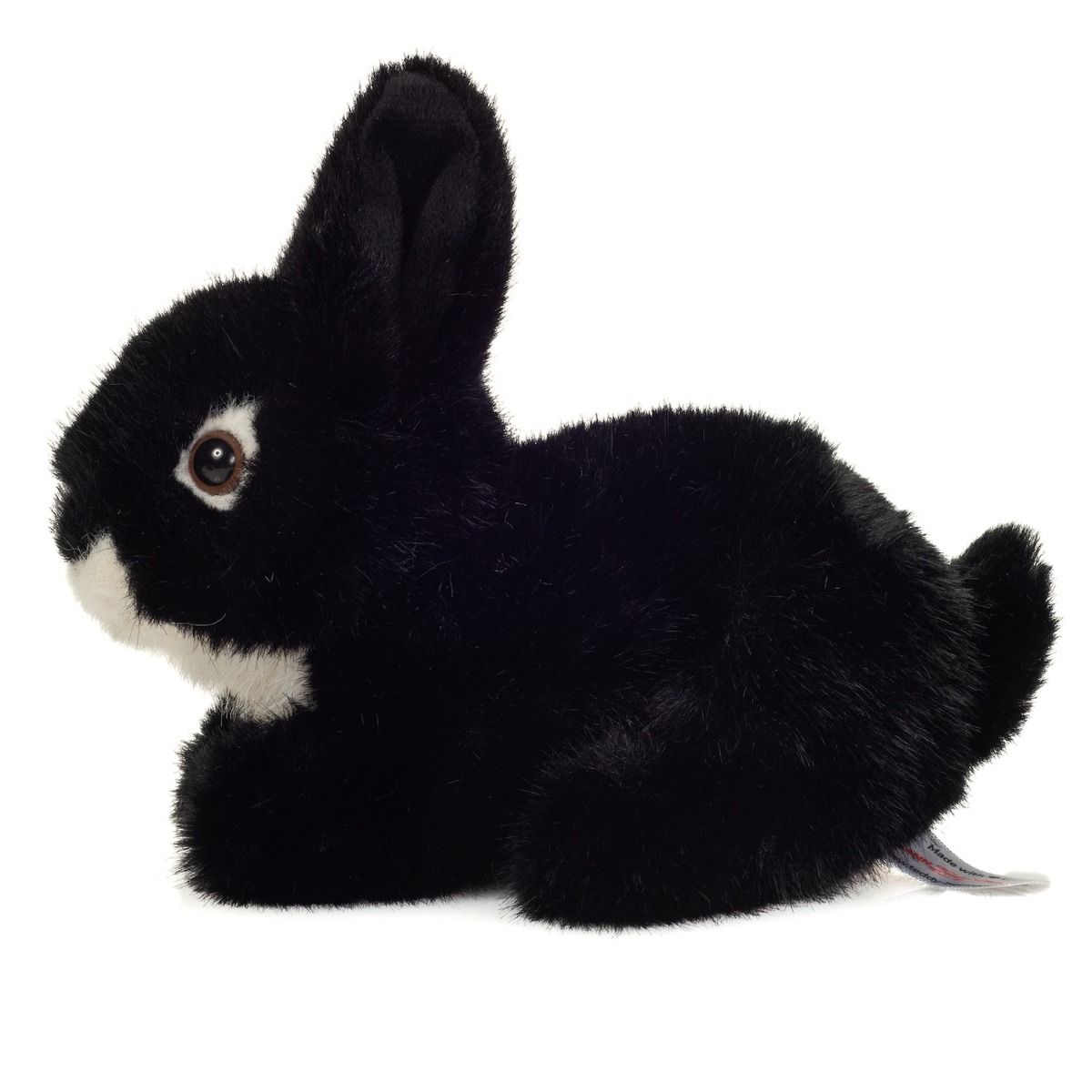 Hermann Teddy Hase sitzend schwarz 17 cm Stofftier