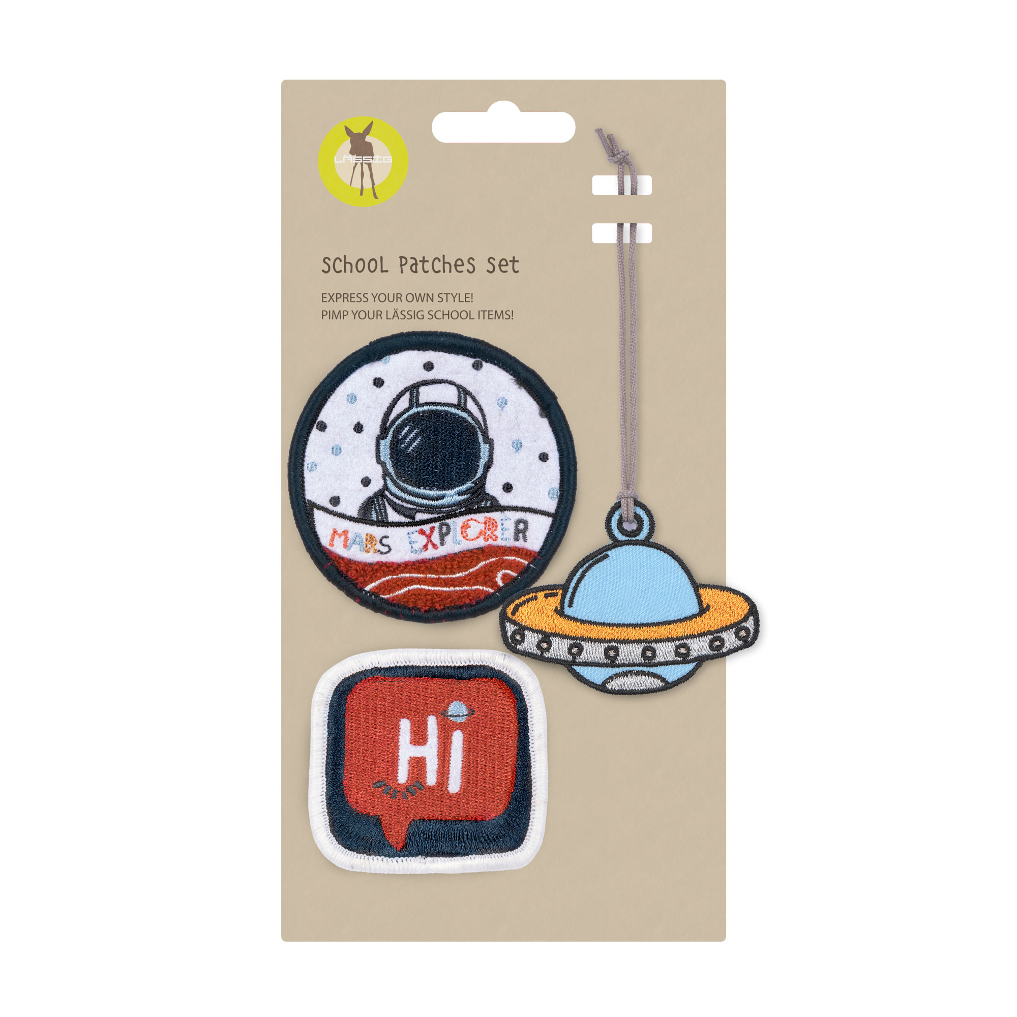 Lässig School Patches Set Space 
