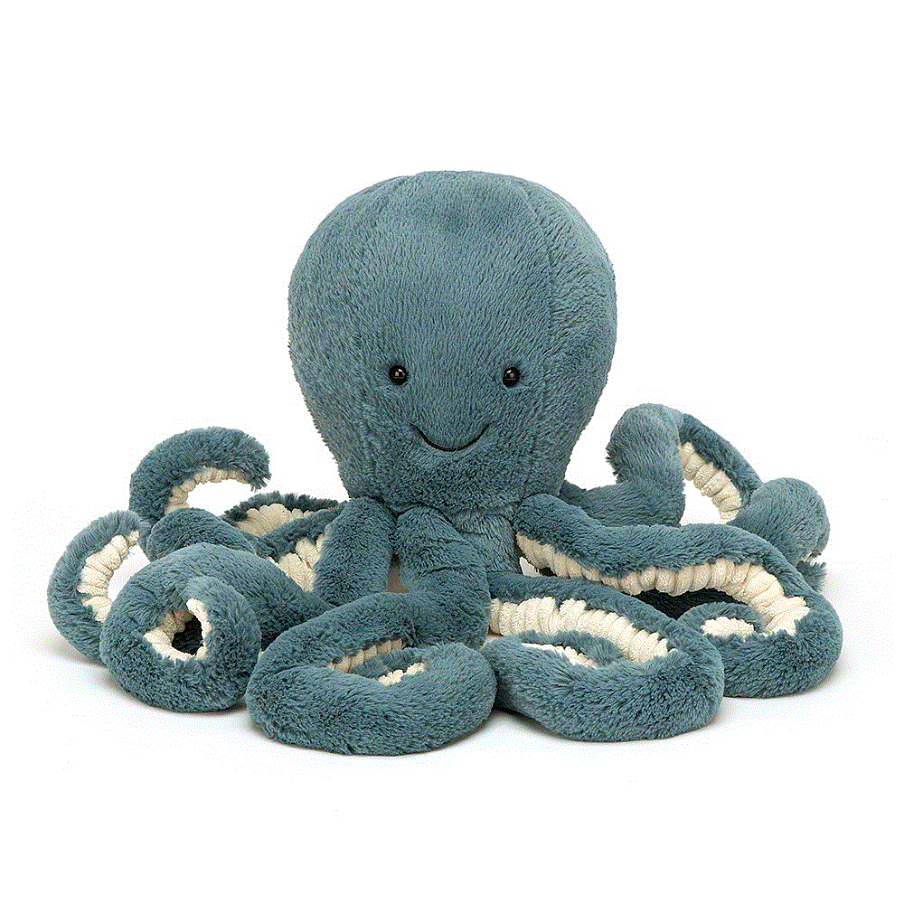 Jellycat Stofftier Storm Octopus Medium Plüschtier Oktopus