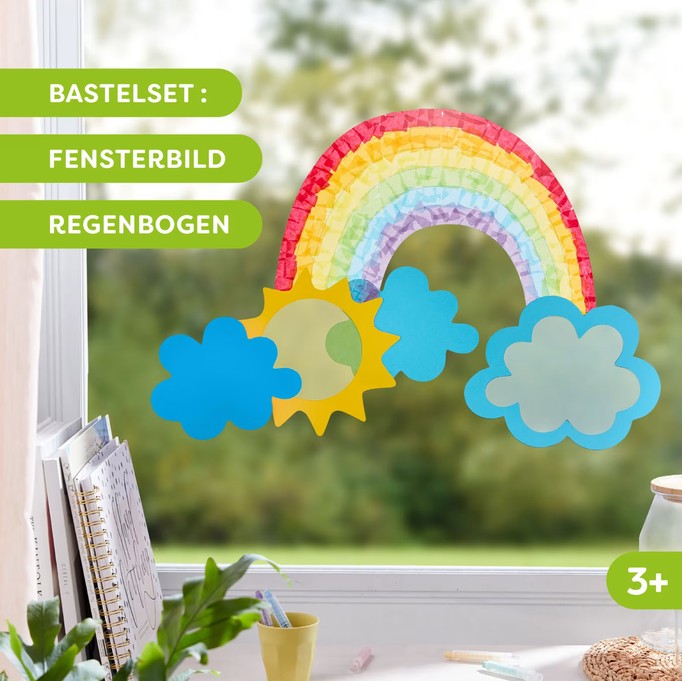 Haba Sachenmacher Bastelset - Erstes Kleben Fensterbilder