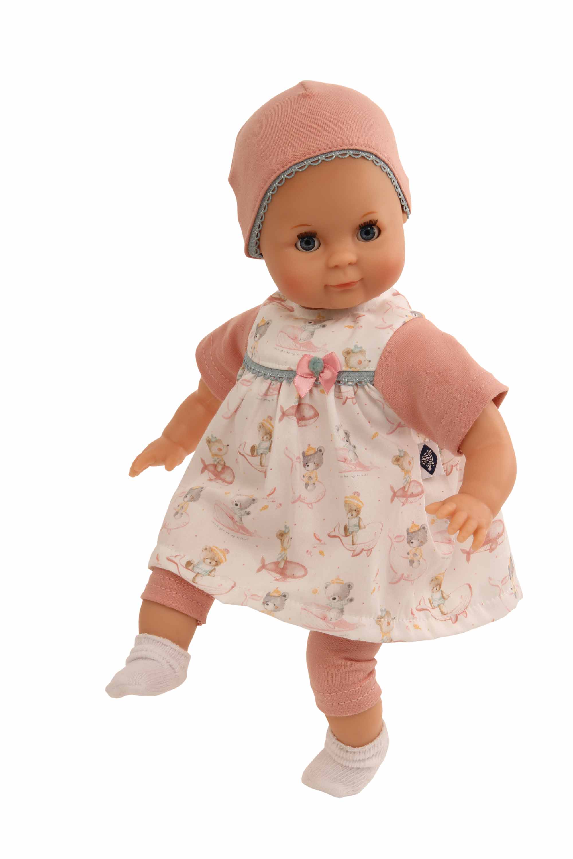 Schildkröt Puppen Schlummerle Gr. 32 blaue Schlafaugen