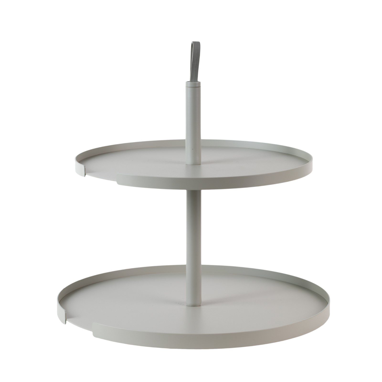 DesignBite BIG HUG Etagere / Tortenständer 2-stöckig - grau