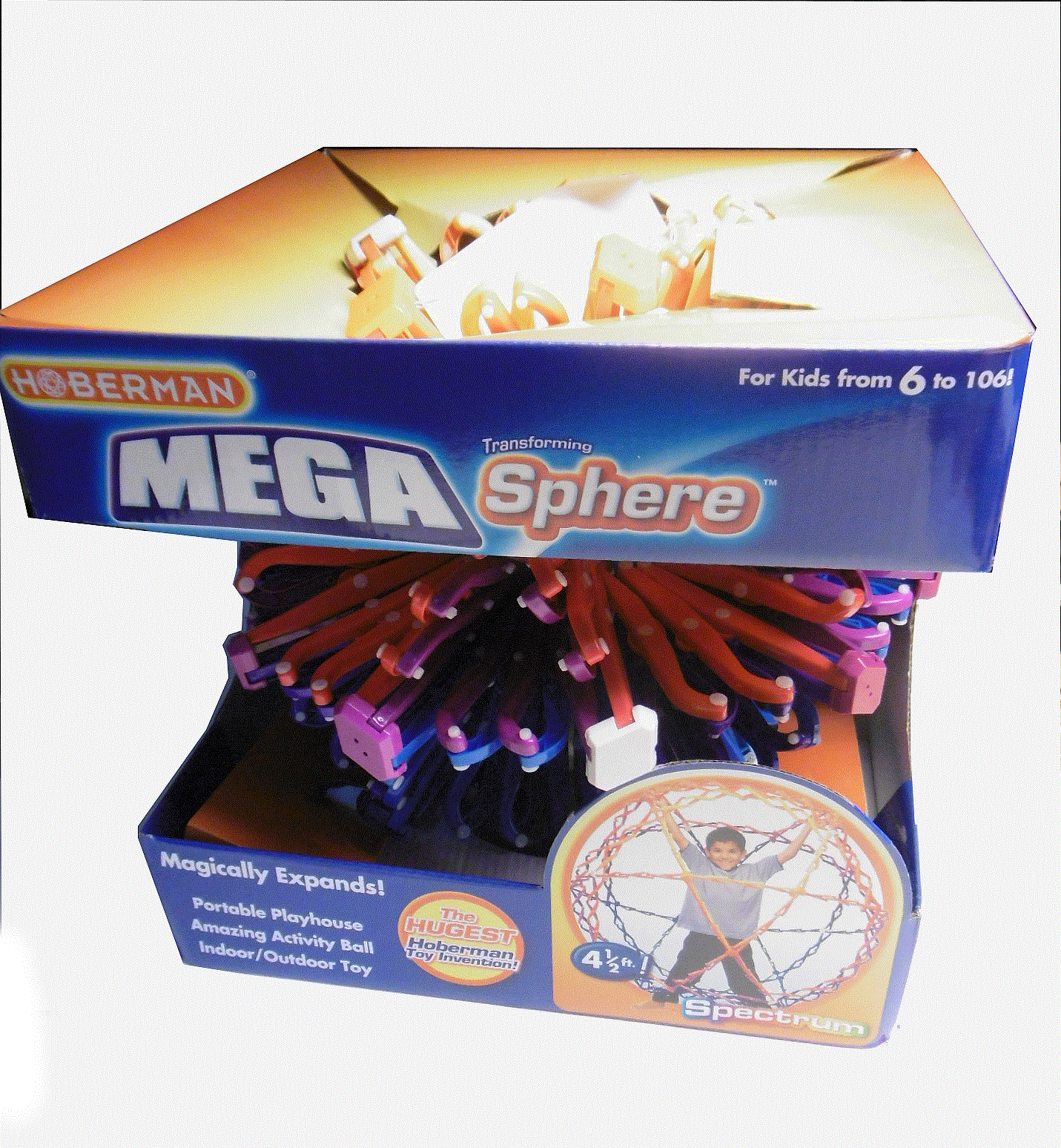 Original Hoberman Mega Sphere Rainbow  Original Hoberman Mega Sphere Rainbow