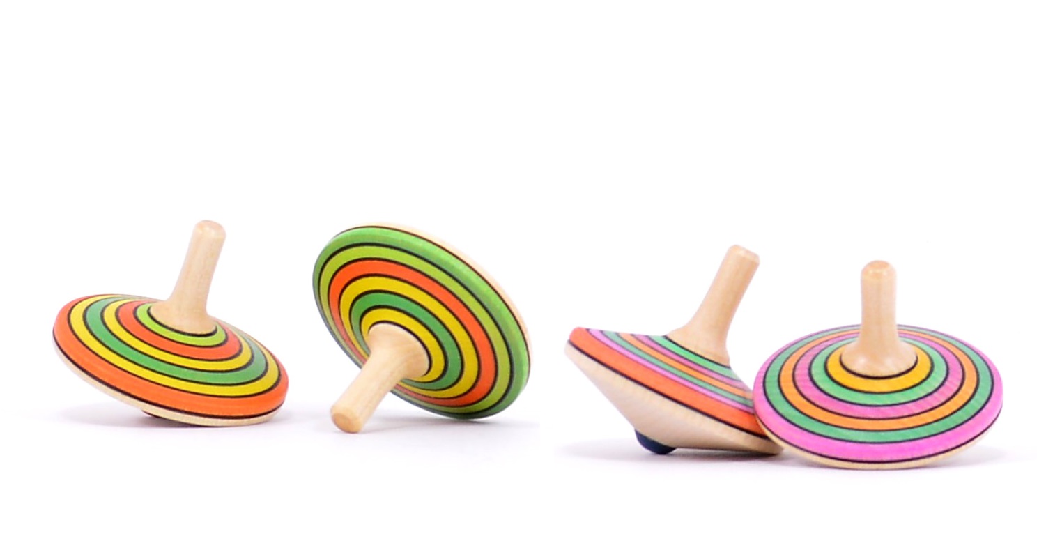 Mader Kreisel Sprint Frühling, Sommer Holzkreisel 1 Stück aus der Kreiselmanufaktur