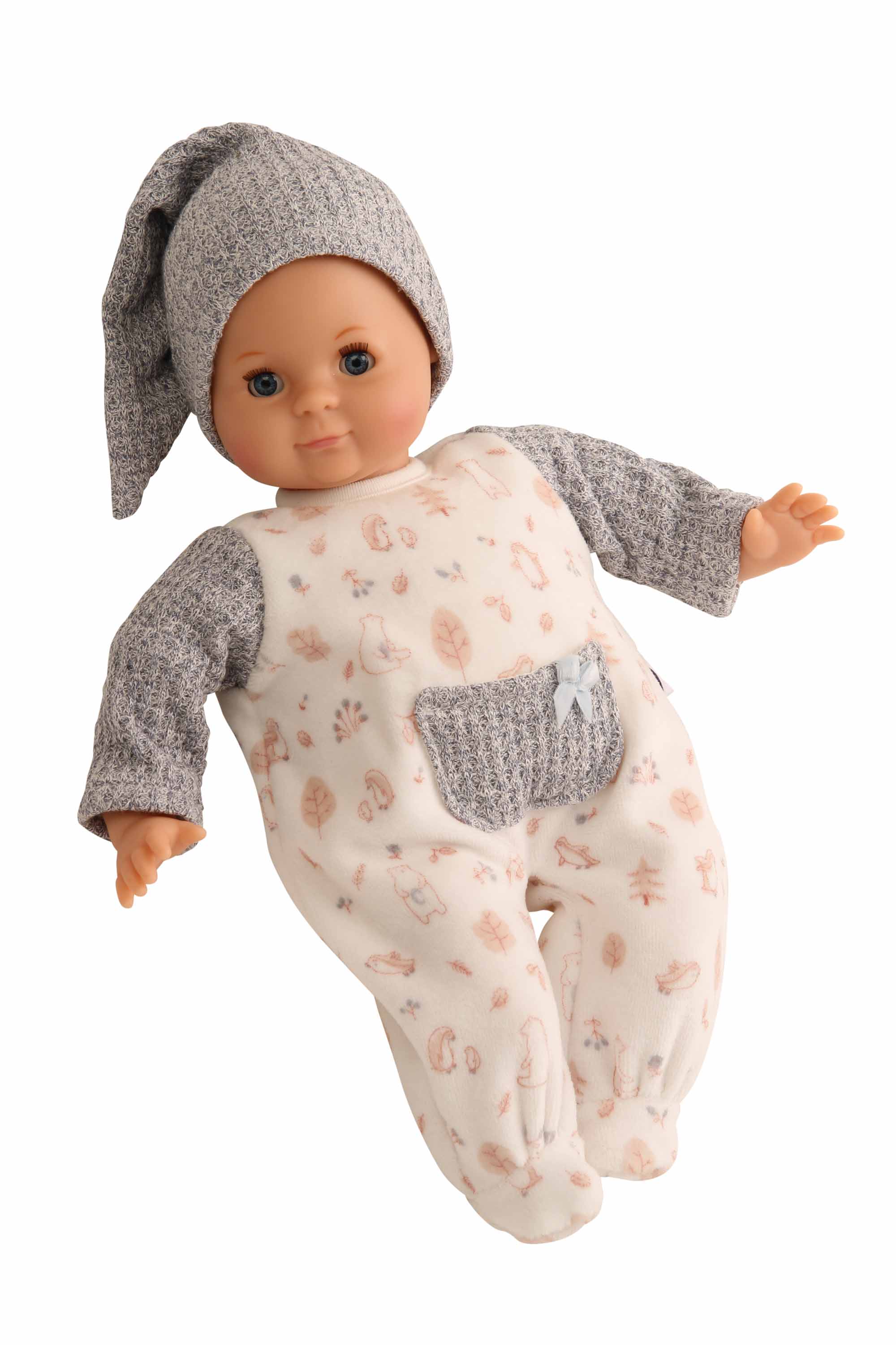 Schildkröt Puppen Schlummerle Gr. 32 Malhaar, blaue Schlafaugen