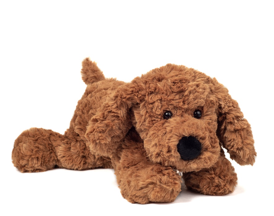 Hermann Teddy Schlenkerhund braun 28 cm