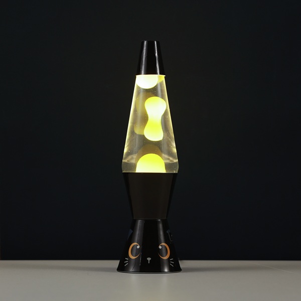 iTotal Spaceship LED Lavalampe BLACK CAT
