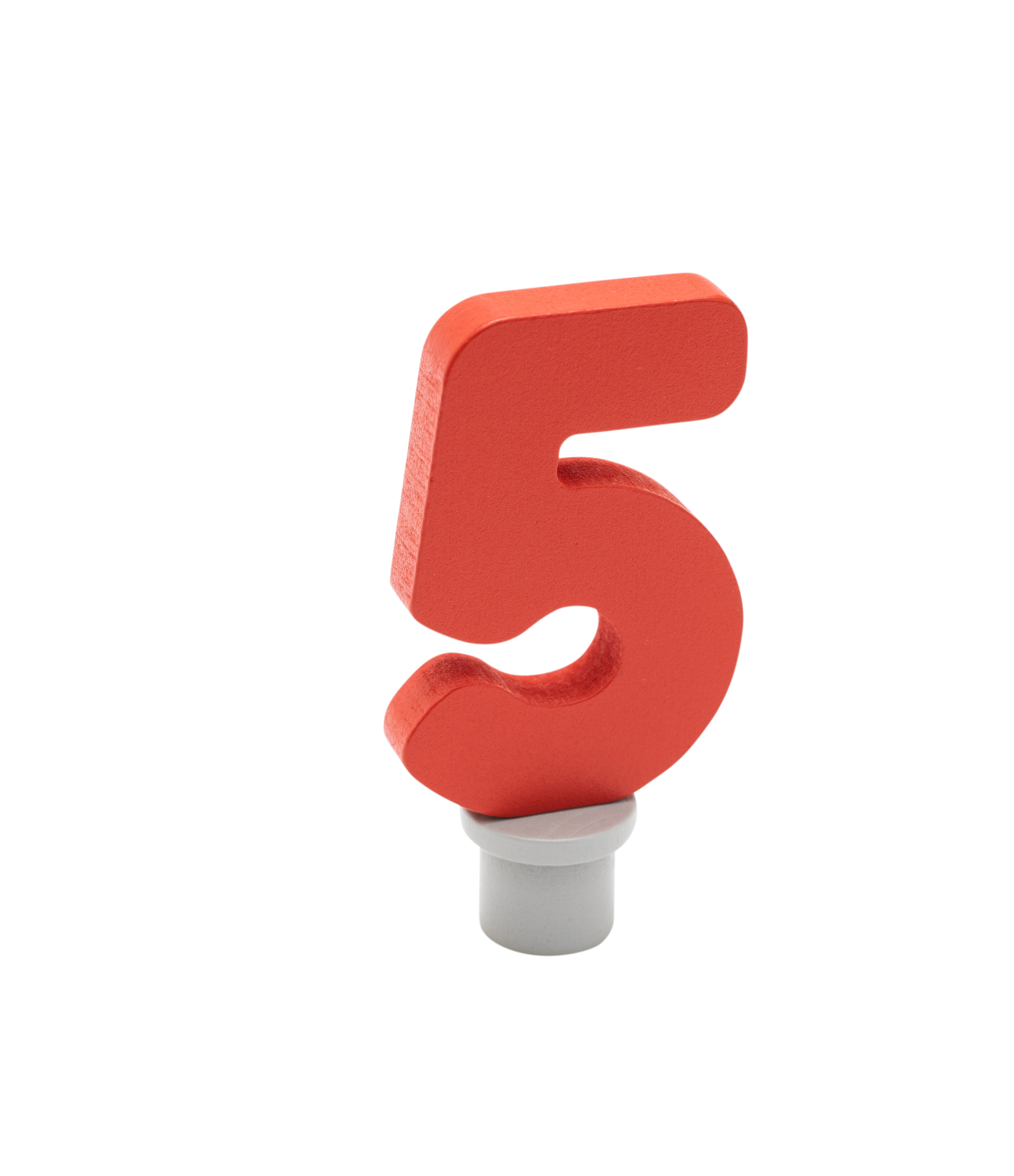 Ahrens Geburtstagszahl 5 rot