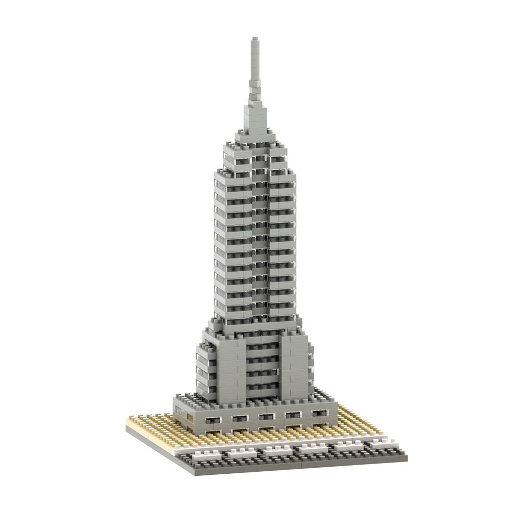 Brixies Empire State Building 353 Mini-Klemmbausteine