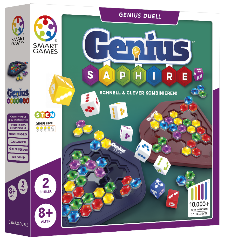 SMARTGames  Genius Saphir Knobelwettbewerb für 2 Personen