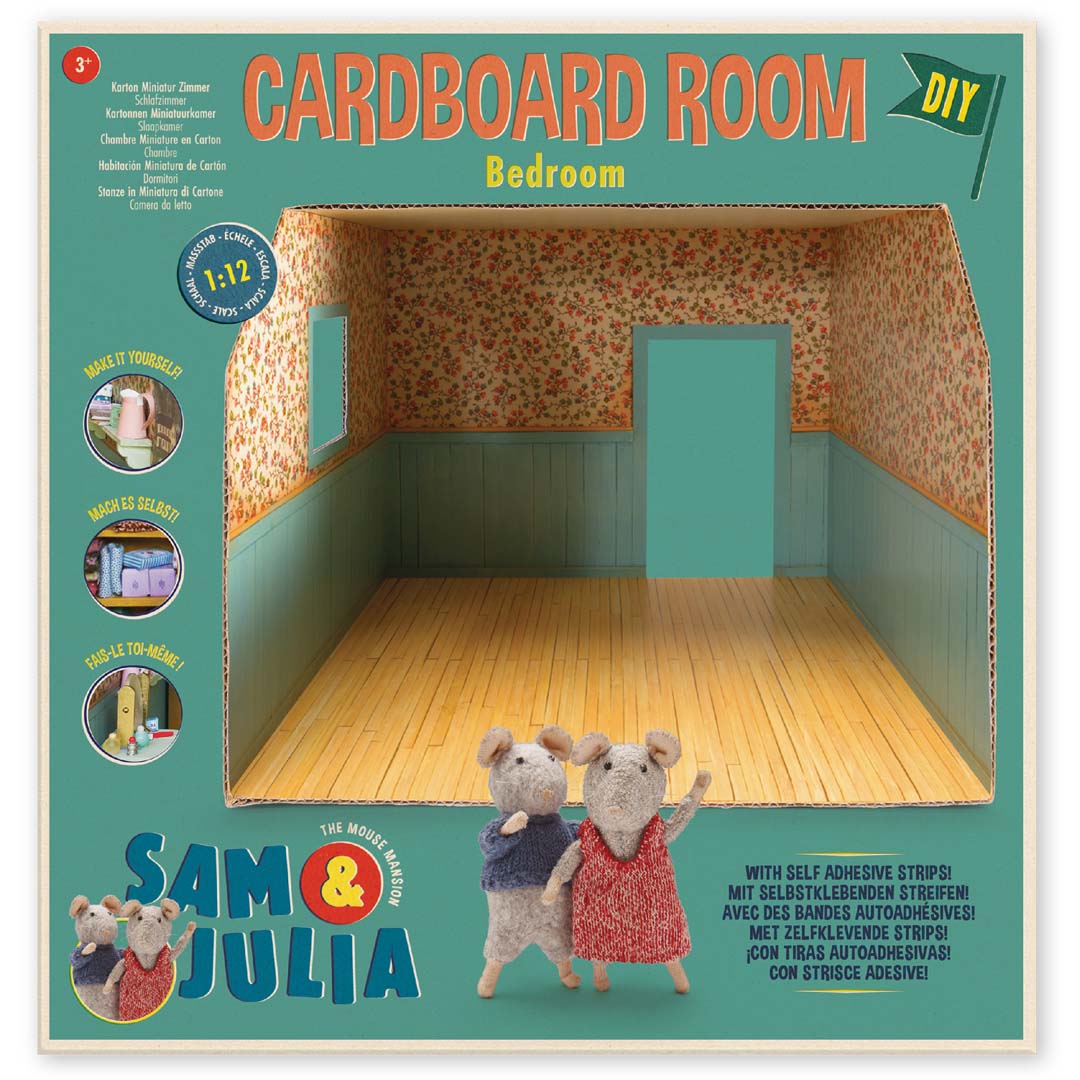Sam und Julia Mäusehaus Elternschlafzimmer Puppenhaus DIY