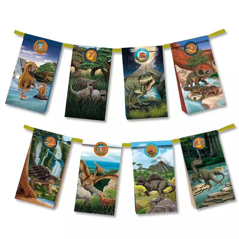 Lutz Mauder TapirElla Adventskalender zum Selbstbefüllen, Dinosaurier