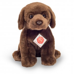 Hermann Teddy Labrador sitzend dunkelbraun 25 cm Stofftier Hund