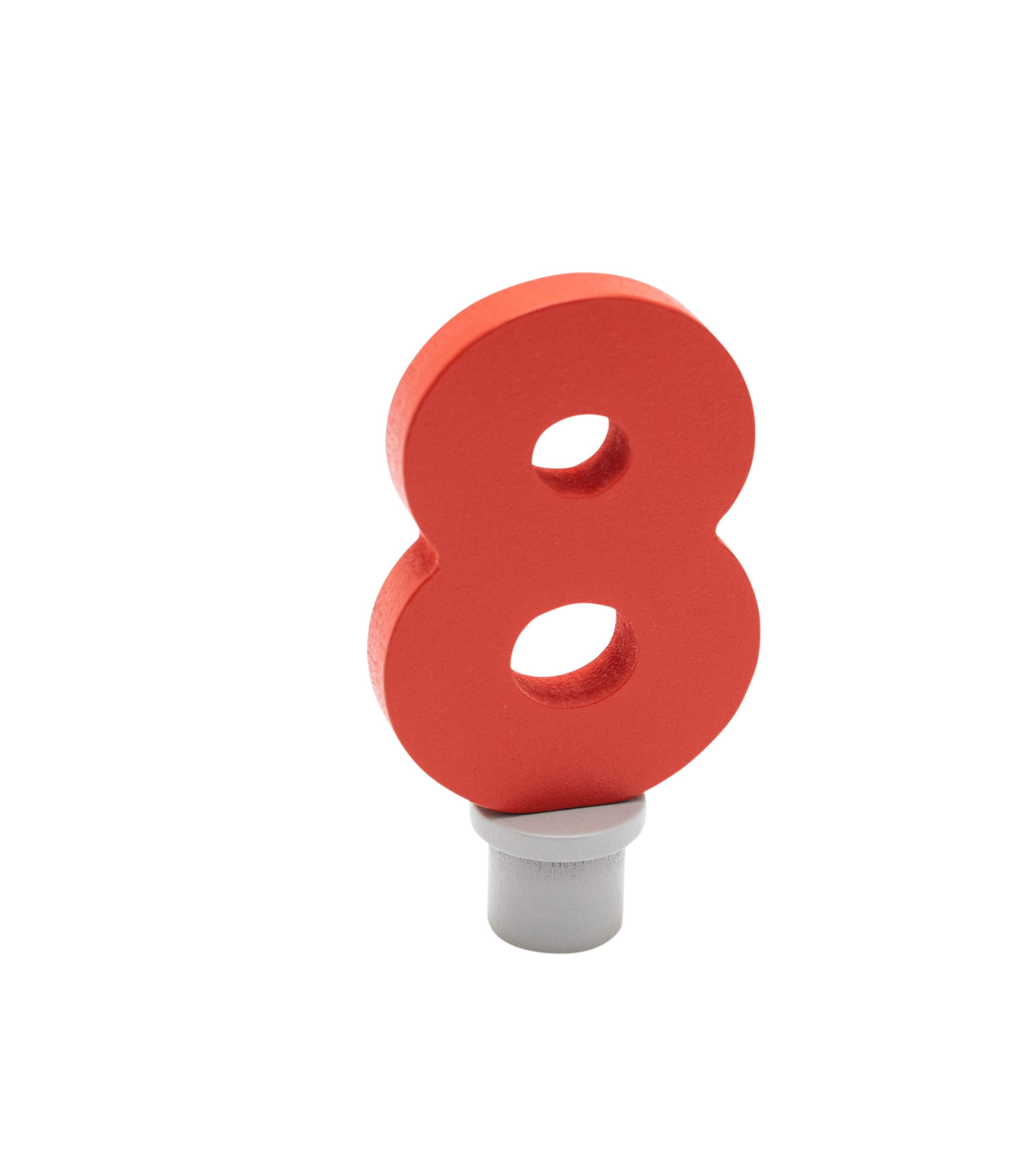 Ahrens Geburtstagszahl 8 rot