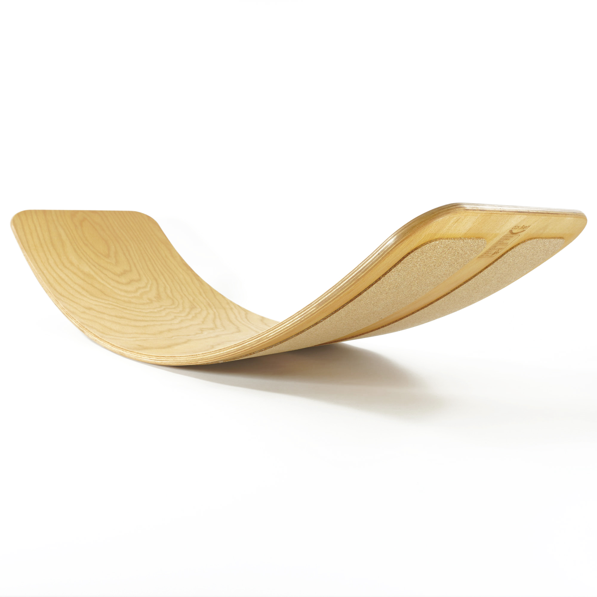 TicToys das.Brett natur geölt & Kork Balance Board