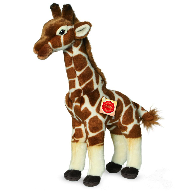 Hermann Teddy Stofftier Giraffe stehend 38 cm