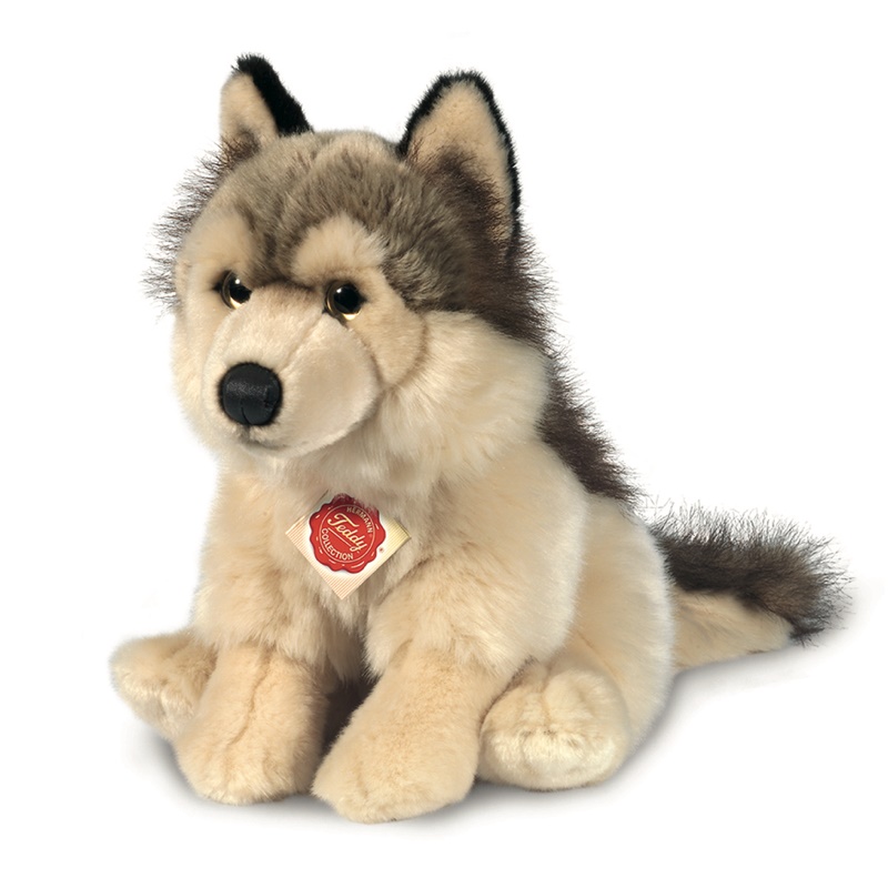 Hermann Teddy Wolf sitzend 29 cm Stofftier