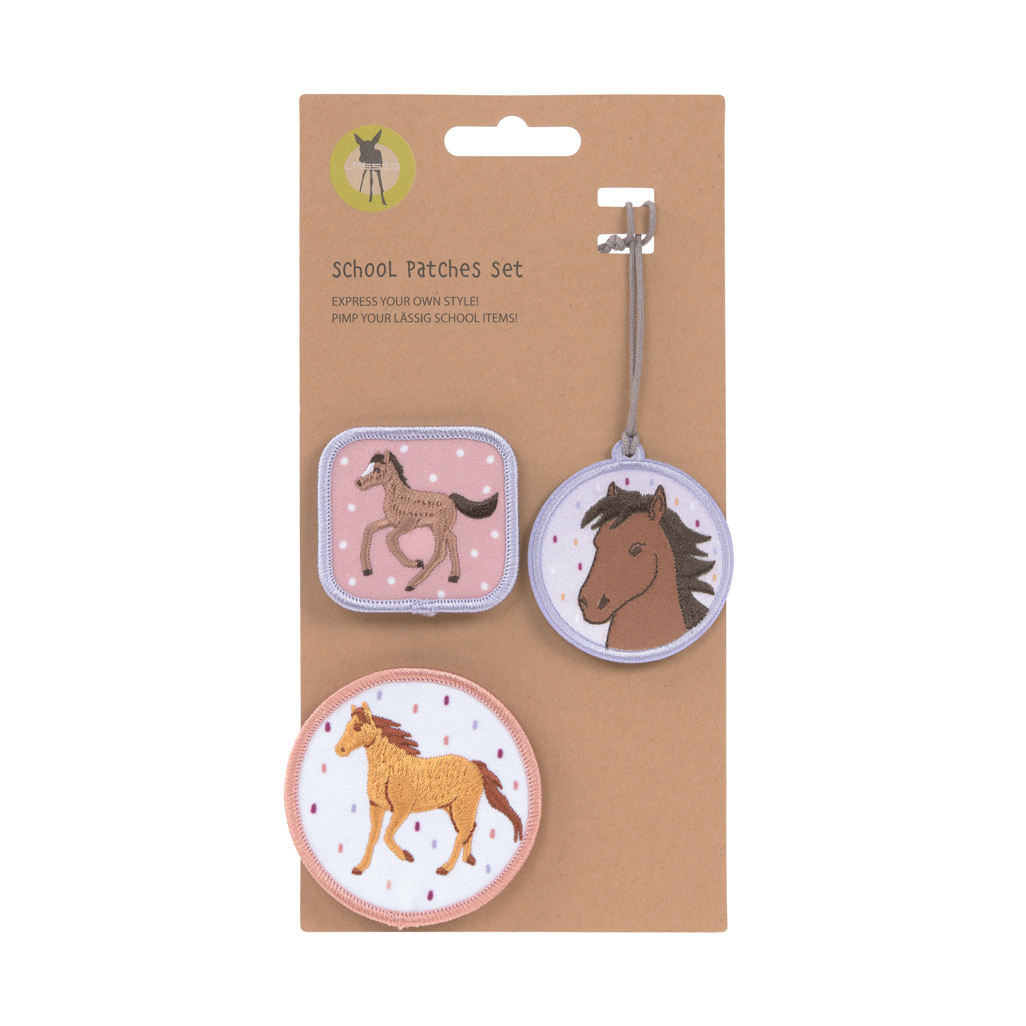 Lässig School Patches Set Horse 