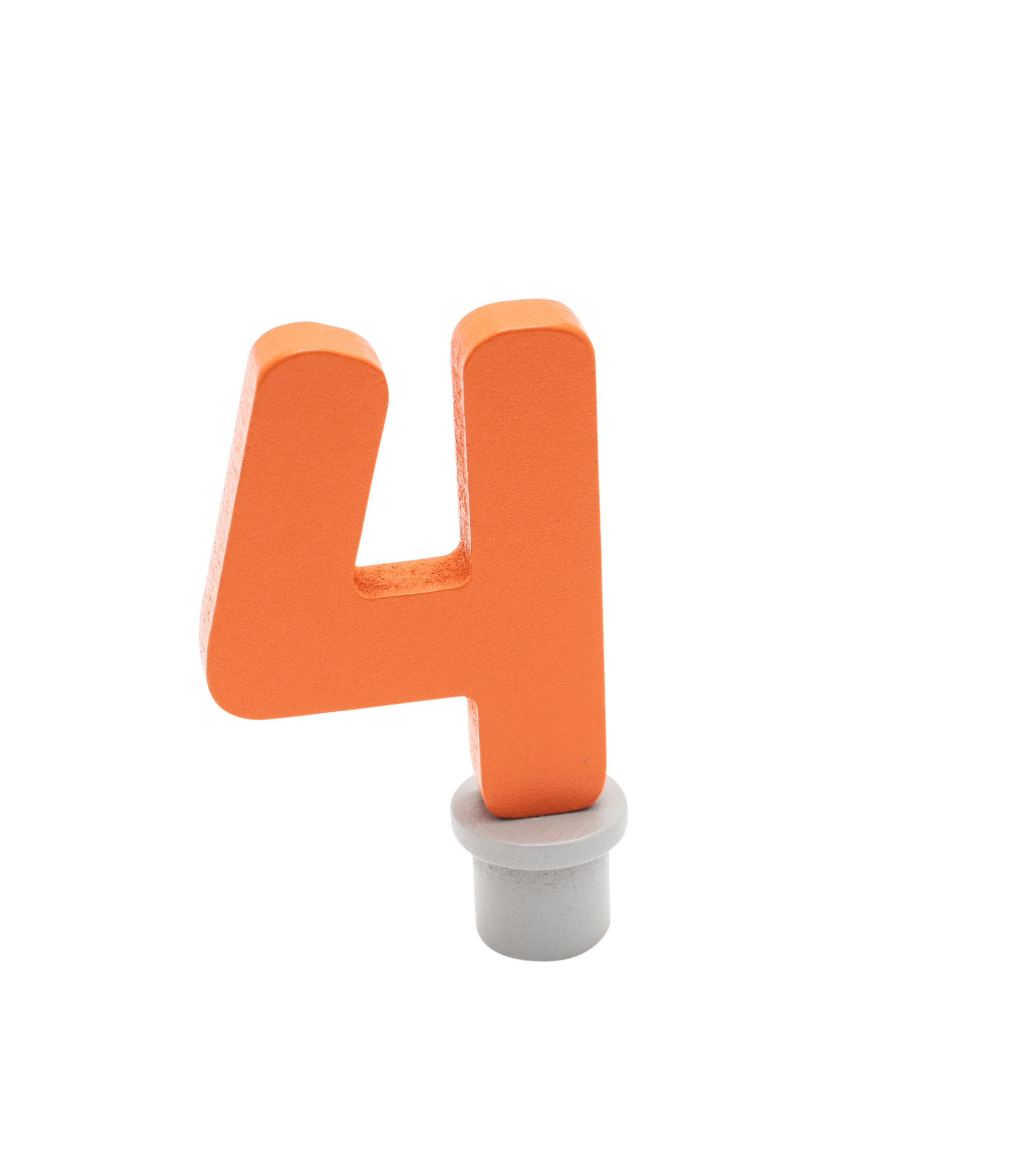 Ahrens Geburtstagszahl 4 orange 